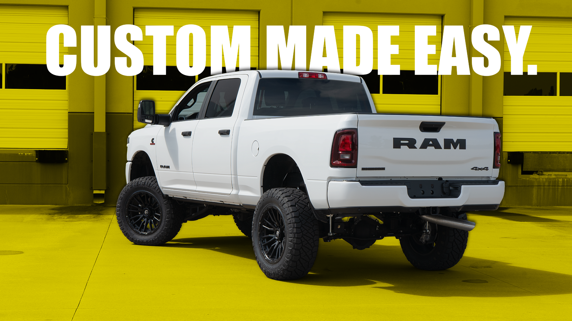 Custom made easy RAM package from Knollwood Upfitters